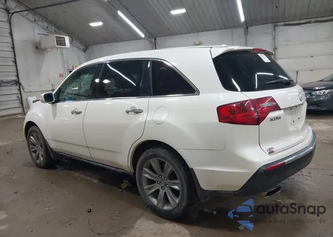 2011 Acura Mdx Advance Package z USA, uszkodzony, nr VIN 2HNYD2H72BH534131